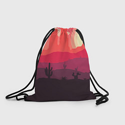 Рюкзак-мешок Пустыня, цвет: 3D-принт