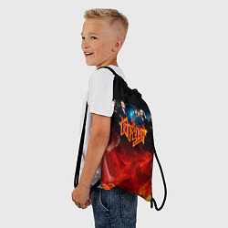 Рюкзак-мешок Ария в огне, цвет: 3D-принт — фото 2