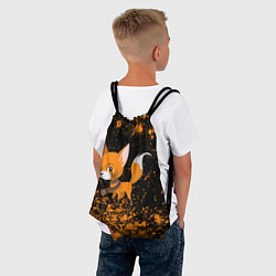 Рюкзак-мешок Лиса - В Шарфике - Взрыв, цвет: 3D-принт — фото 2