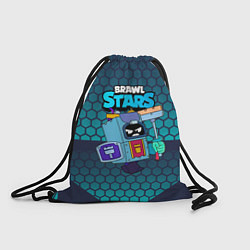 Рюкзак-мешок Злой Ash Brawl Stars Эш, цвет: 3D-принт
