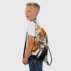 Рюкзак-мешок Кассета на скейте, цвет: 3D-принт — фото 2