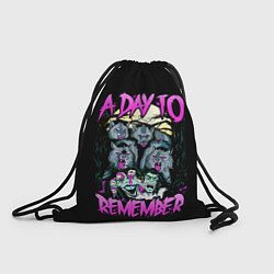 Рюкзак-мешок A Day to Remember, цвет: 3D-принт