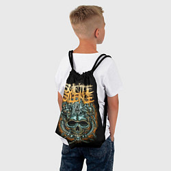 Рюкзак-мешок Suicide Silence, цвет: 3D-принт — фото 2