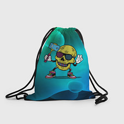 Рюкзак-мешок Череп сэлфи, цвет: 3D-принт
