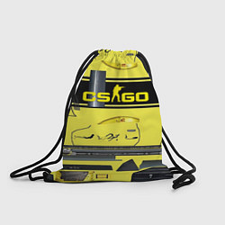 Рюкзак-мешок CS GO YELLOW SKIN, цвет: 3D-принт