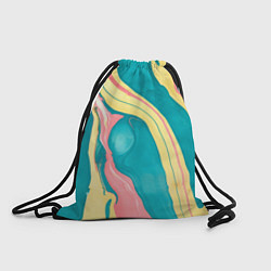 Рюкзак-мешок Красочный развод, цвет: 3D-принт