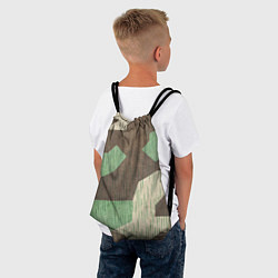 Рюкзак-мешок Камуфляж хаки армейский, цвет: 3D-принт — фото 2