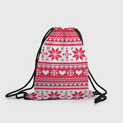 Рюкзак-мешок Новогодний уют, цвет: 3D-принт