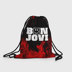 Рюкзак-мешок BON JOVI HAVE A NICE DAY FIRE ОГОНЬ, цвет: 3D-принт