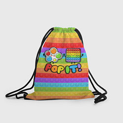 Рюкзак-мешок POP IT - SIMPLE DIMPL, цвет: 3D-принт