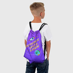 Рюкзак-мешок Остановите Землю - Я сойду, цвет: 3D-принт — фото 2