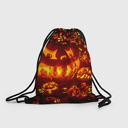 Рюкзак-мешок Тыквы на Хэллоуин, цвет: 3D-принт