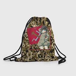 Рюкзак-мешок Домашний танкист, цвет: 3D-принт