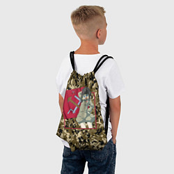 Рюкзак-мешок Домашний танкист, цвет: 3D-принт — фото 2