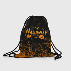 Мешок для обуви HALLOWEEN FOREST BATS ЛЕТУЧИЕ МЫШИ В ЛЕСУ ХЕЛЛОУИН