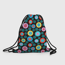 Рюкзак-мешок Flоwers, цвет: 3D-принт
