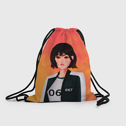 Рюкзак-мешок Красавица 067, цвет: 3D-принт