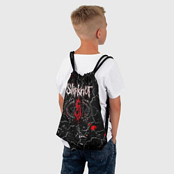 Рюкзак-мешок Slipknot Rock Слипкнот Музыка Рок Гранж, цвет: 3D-принт — фото 2