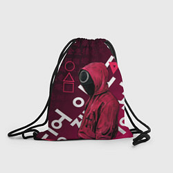 Рюкзак-мешок ИГРА В КАЛЬМА, УЗОР ИЕРОГЛИФЫ, цвет: 3D-принт
