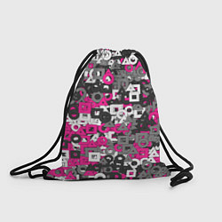 Рюкзак-мешок Squid Game Camo, цвет: 3D-принт