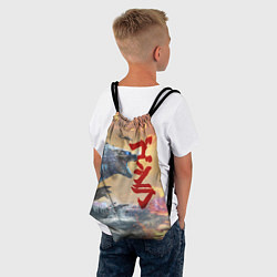 Рюкзак-мешок ГОДЗИЛЛА АТАКУЕТ!, цвет: 3D-принт — фото 2