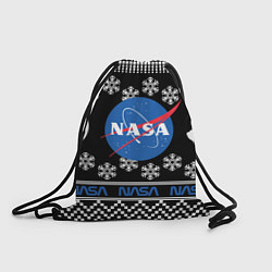 Рюкзак-мешок НАСА НОВЫЙ ГОД, цвет: 3D-принт