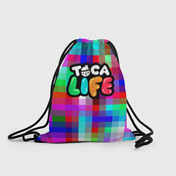 Рюкзак-мешок Toca Life: Pixels, цвет: 3D-принт