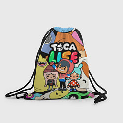 Рюкзак-мешок Toca Life: Heroes, цвет: 3D-принт