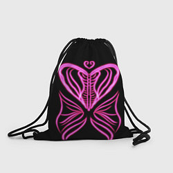 Рюкзак-мешок Бабочка любви, цвет: 3D-принт