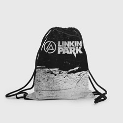 Рюкзак-мешок Линкин Парк Лого Рок ЧБ Linkin Park Rock, цвет: 3D-принт