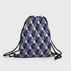 Рюкзак-мешок Ёлочки - Снежинки, цвет: 3D-принт