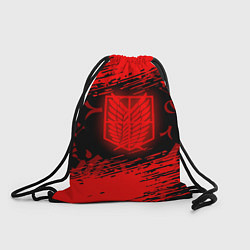 Рюкзак-мешок Атака Титанов: Паттерн, цвет: 3D-принт