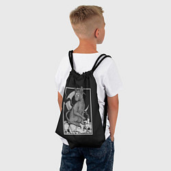 Рюкзак-мешок Трехглазый Сфинкс, цвет: 3D-принт — фото 2