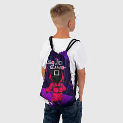 Рюкзак-мешок Squid game, цвет: 3D-принт — фото 2