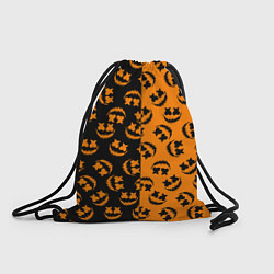 Рюкзак-мешок УЛЫБКА ТЫКВЫ ХЕЛЛОУИН, цвет: 3D-принт