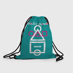 Рюкзак-мешок Squid Game - Inspector, цвет: 3D-принт