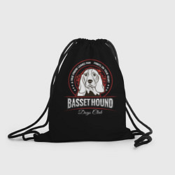 Рюкзак-мешок Бассет Хаунд Basset Hound, цвет: 3D-принт