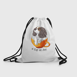 Рюкзак-мешок Кавалер Кинг Чарльз Спаниель, цвет: 3D-принт