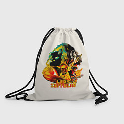 Рюкзак-мешок Группа Led Zeppelin арт, цвет: 3D-принт