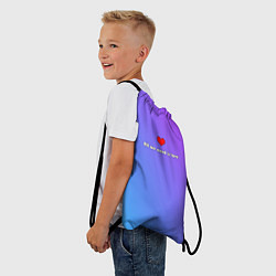 Рюкзак-мешок Bright love, цвет: 3D-принт — фото 2