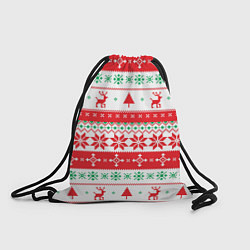 Рюкзак-мешок Christmas Deer, цвет: 3D-принт
