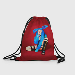 Рюкзак-мешок Зайка Ашникко, цвет: 3D-принт