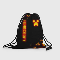 Рюкзак-мешок MINECRAFT ОГНЕННЫЙ КРИПЕР, цвет: 3D-принт