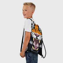 Рюкзак-мешок С Новым 2022 годом! Тигр, цвет: 3D-принт — фото 2