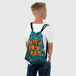 Рюкзак-мешок HAPPY NEW YEAR 2022 С НОВЫМ ГОДОМ, цвет: 3D-принт — фото 2