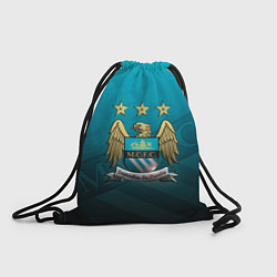 Рюкзак-мешок Manchester City Teal Themme, цвет: 3D-принт