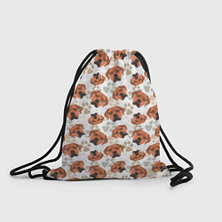 Рюкзак-мешок Собака Родезийский Риджбек, цвет: 3D-принт