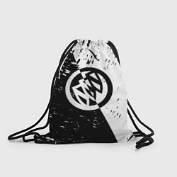 Рюкзак-мешок Buick Black and White Grunge, цвет: 3D-принт