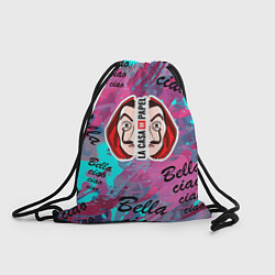 Рюкзак-мешок Бумажный дом Белла чао, цвет: 3D-принт