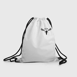Рюкзак-мешок WALHALLA TEAM НА СПИНЕ БЕЛЫЕ ИЕРОГЛИФЫ, цвет: 3D-принт